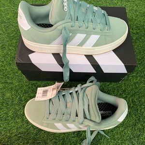 Adidas Pastel Green Court Sneakers